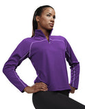 Tri-Mountain Performance Rhythm Women's Waffle Knit Pullover Shirt