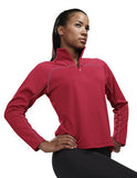 Tri-Mountain Performance Rhythm Women's Waffle Knit Pullover Shirt