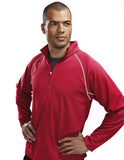 Tri-Mountain Performance Reflex Men's Waffle Knit Pullover Shirt