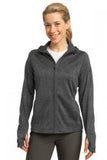Sport-Tek Ladies Tech Fleece Full-Zip Hooded Jacket