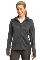 Sport-Tek Ladies Tech Fleece Full-Zip Hooded Jacket